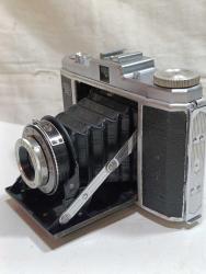 F11----ÇANTALI ZEISS IKON NETTAR KÖRÜKLÜ FOTOĞRAF MAKİNASI--