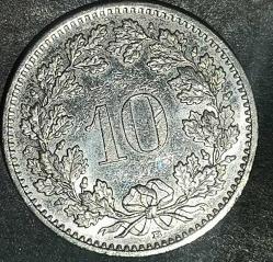 İSVİÇRE   2014   10 RAPPEN