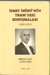 İsmet İnönü'nün TBMM'deki Konuşmaları (1920 - 1970) 3 CİLT - TAKIM