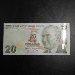 9. EMİSYON 20 TÜRK LİRASI  G 001 210280 ÇİL  TCB 0546