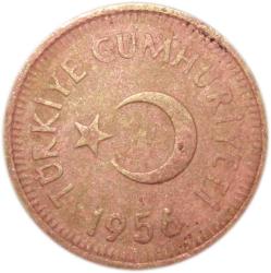 TÜRKİYE CUMHURİYETİ 10 KURUŞ 1956