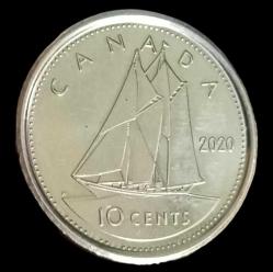 Kanada 2020 10 Cent Çil
