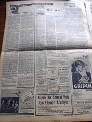 Cumhuriyet Gazetesi - 11 Eylül 1967 - Günün Notları Yazan Ecvet Güresin Köşe Yazısı - Türk Yunan Zirve Konferansı Başarısızlıkla Sonuçlandı - 13 Saat 40 Dakika Süren Çalışmalar Sonunda Ortak Bildiri Yayınlandı - Süleyman Demirel Yunanistan'da Tezahüratlar Karşılandı - Bülent Ecevit Karşıyaka Ve Bornova'da Konuştu - Siyasal Tasfiye Yazan Profesör Bahri Savcı - Patron Kim Yazan İlhan Selçuk Köşe Yazısı - İsrail Savunma Bakanı Moşe Dayanıklı İsrail'de Mültecilere Yer Yok Dedi - Haftanın Panaroması Yazan Mehmet Barlas - Burhan Felek Köşe Yazısı - Dişi Bond Çizgi Roman - Garth Çizgi Roman - Tiffany Jones Çizgi Roman - İstanbul Ankara Radyosu Programı - Haftanın Sosyal Olayları - Fındık Tefecileri Yazan Yılmaz Çetiner Yazı Dizisi - Orhan Kemal'in Asaf Çiyiltepe Tarafından Sahneye Konan 72. Koğuş Adlı Oyunu - Durdurun Dünyayı İnecek Var Oyunundan Bir Sahne - Genco Erkal - Erkan Yücel - Galatasaray 2 Mersin İdmanyurdu 1 - Grekoromen'de 6 Şampiyonluk Kazandık - Fenerbahçe 3 Feriköy 0 - Voleybol