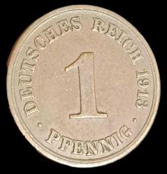 Almanya 1913 1 Pfennig