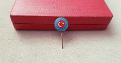 İSTANBUL 2.ENTERNASYONAL FUTBOL HAKEM KURSU 1961 .ROZETİ - MADALYA NADİR MODEL   C765