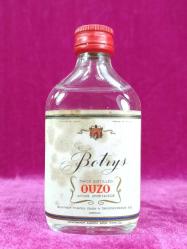 BOTRYS TWICE DISTILLED OUZO , ANTİKA AÇILMAMIŞ MİNYATÜR ŞİŞE