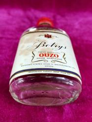BOTRYS TWICE DISTILLED OUZO , ANTİKA AÇILMAMIŞ MİNYATÜR ŞİŞE