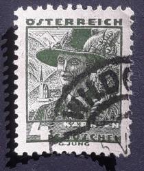 1934 Avusturya Karintiya Ulusal Kostümler