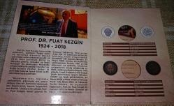 2019 FUAT SEZGİN YILI GÜMÜŞ VE BRONZ HATIRA PARA KİTİ BOŞ ALBÜM
