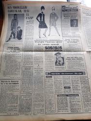 Cumhuriyet Gazetesi - 8 Kasım 1966 - Adalet Partisi Nereden Yazan Nadir Nadi Köşe Yazısı - Konsorsiyumdan 268 Milyon Dolar İstedik - Hukuk Fakültesinde Boykot Başladı - 11 Bin Öğrenci Derslere Girmedi - Türk Tarih Kurumunun Kararı Bursa Nutkunu 1933'de Atatürk Söylemiştir - İsmet İnönü Hilafeti Getirseler Gülünç Bir Şey Olur Dedi - Burjuva Ötesinde Sola Açılış Yazan Profesör Bahri Savcı - Aylak Musa Karikatür - Nimbüs Karikatür - İlhan Selçuk Köşe Yazısı -  Bolşevik İhtilalinin 49. Yıldönümü - Çin 5 Yılda Uzun Menzilli Füzelere Sahip Olacak - Dişi Bond Çizgi Roman - Garth Çizgi Roman - Malkoçoğlu Konu Ve Resim Ayhan Başoğlu - Sınıf Arkadaşım Atatürk Yazan General Ali Fuat Cebesoy - Yılmaz Çetiner Şu Bizim Rumeli Yazı Dizisi - Oraloğlu Tiyatrosu Eğitici Bir Romanı Sunacak - Olağanüstü Kongre Yapılmıyor Beşiktaşlılar Uzlaşıyorlar - Fenerbahçe'de Gece Sokağa Çıkma Yasağı Kondu - Şükrü Birant Ay-yıldızlı Formayla -  Spor Toto'da 20 Tahmin