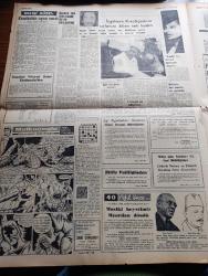 Cumhuriyet Gazetesi - 15 Şubat 1965 - Günün Notları Yazan Ecvet Güresin Köşe Yazısı - Adalet Partisi Genel İdare Kurulu Toplantı Yaptı - Cemal Gürsel 4'lü Koalisyon İstiyor - Adalet Partisi Görev Verilirse Hükümeti Kuracak -  İsmet İnönü Briç Oynadı Ve Kaybetti -  Ekrem Alican'ın İsmet İnönü'nün Düşürülmesinden Önce Yaptığı Konuşma - İlhan Selçuk Köşe Yazısı - Bozkırdaki Çekirdek Yazan Kemal Tahir Yazı Dizisi - Kızıl Çin Kuzey Vietnam Sınırına 200 Bin Asker Yığdı - Kiliseyle Franco Rejimi Arasında Mücadele Şiddetlendi - Rockefeller Tesisi Ankara Üniversitesine 2.250.000 Lira Bağışladı - İngiltere Kraliçesinin Sırlarını Bilen Tek Kadın Bobo - Malkoçoğlu Konu Ve Resim Ayhan Başoğlu - Sophia Loren'in Oynadığı Lady L Filmi Bitmek Üzere - Hülya Koçyiğit Sadri Alışık'la Yeni Bir Filmde Rol Alıyor Fotoğraf - James Bond Çizgi Roman - Georges Zautner - Ve Şans Galatasaray'a Güldü Beşiktaş'ı Yendi - Hakkı Yeten Kongreyi Açık Farkla Kazandı - Spor Toto Tahminleri - Yazık Oldu Beşiktaş'a