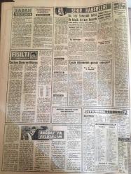 YENİ SABAH GAZETESİ 20 TEMMUZ 1962 YIL :25 SAYI :8387---Peru da asker idareye karşı halk ayaklandı --CHP nin Küçük Kurultay ı Bugün Toplanıyor --Sanayicilere 200 milyon lira kredi açılıyor --Barzani yi öldürmek için  tabanca  çalıp evden kaçtı --Polis Cihangir  cinayetinin katilini  nihayet  tespit etti ---Bir şilep hamam kubbesine oturdu --Onar ,Konuralpı yine vazifeden alacak ---Dahiliyenin tebliğleri :Siyavuşgil --Dış Olaylar: Kennedy nin yardım planı kabul edildi --Kalkınan memleketler konferansı sona erdi ---1961 Yılında 1.186 bin kişi hacı oldu --Davet :Pul gönderen parti kurucusu oluyor --700 metreden düştü burnu bile kanamadı --Sakat doğan bebeklerin öldürülmesi istendi --Vefa ve D.Spor için karar veriliyor --Yenal Boş dönmem dedi --Beşiktaş a göre Recep politika yapmak istemiş ---Fenerbahçe 5 futbolcuya bonservis veriyor ---Napoli Olimpiyat Hazırlığı Yapıyor ---Okuma bilmeyenlerin nisbeti yüzde altmış --Alam ,yeni İran  Başbakanı oldu --Avusturya da işçi istiyor --