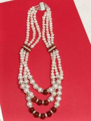 K7----DOĞAL İNCİ KOLYE GERDANLIK