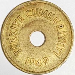 2 ½ KURUŞ, 1949 ÇÇT (Kapsülde)