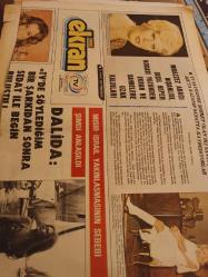 Tercüman Gazetesi İnci Ekran Eki - 22 Aralık 1977 -Muazzez Abacı, Seçil Heper ,Sema Koçak ,Müjdat Gezen