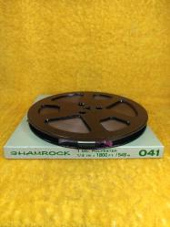 VINTAGE SHAMROCK RECORDING TAPE 1800 FT. / 549 M , KULLANILMAMIŞ MAKARA BANT MADE IN U.S.A.