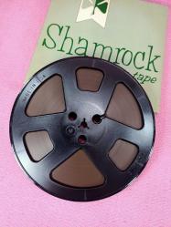 VINTAGE SHAMROCK RECORDING TAPE 1800 FT. / 549 M , KULLANILMAMIŞ MAKARA BANT MADE IN U.S.A.