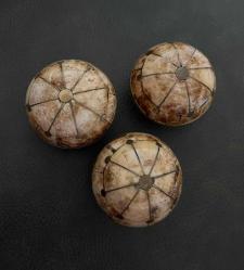 3 ADET KEMİK KAPLI PİRİNÇ KUTU