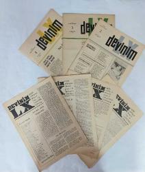DEVİNİM LX [60] Aylık Edebiyat Dergisi, 1965 - 1966, Sayı: 4, 5, 7, 8, 9, 10, 12 [7 ADET]