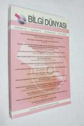 BİLGİ DÜNYASI / INFORMATION WORLD Üniversite ve Araştırma Kütüphanecileri Derneği [ÜNAK] Yayın Organı, 2000 - 2013, Cilt: 1 - 14, Sayı: 1 - 2 [28 ADET, TAM TAKIM]