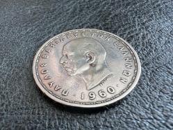 1960 GÜMÜŞ YUNANİSTAN 20 DRAHMİ