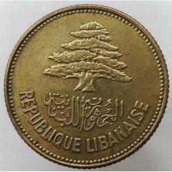 Lübnan-25 Piastre-1952-Alüminyum/Bronz-Temiz