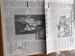 Cumhuriyet Gazetesi - 4 Temmuz 1993 - Sivas Madımak Otelinde Katliam - Hasret Gültekin - Nesimi Çimen - Metin Altıok - Muhlis Akarsu - Behçet Aysan - Madımak Katliamını Yapanları Sivas Belediye Başkanı Temel Karamollaoğlu Yönlendirdi - Aziz Nesin Beni Suçlayan Namussuzdur - Necmettin Erbakan Olaylar Sivas'a Gitmiş Bir Ekibin Halkı Tahrik Etmesinin Sonucudur Dedi - Tansu Çiller Olay Alevi Sünni Çekişmesi Değil Dedi - Sting Ben Bir İngilizim Efes'te Dedi - Halkın Emek Partisinin Sadece Adı Kaldı Yadigar - Başbakan Tansu Çiller Van Yangını İle Sivas Madımak Yangınını Karıştırdı - Nihat Ziyalan Yılmaz Güney'in Tokadı Beni Avustralya'ya Getirdi - Saraybosna Ateş Altında - Uğur Mumcu'nun Son Araştırması Kürt Dosyası Yazı Dizisi - Sivas Katliamında Hizbullah Parmağı- Devlet Madımak Otelinde Katliam Seyirci Kaldı - Başbakan Yardımcısı Erdal İnönü Ve Genelkurmay Başkanı Doğan Güreş Madımak Oteli Önünde İnceleme Yaptı - Deniz Baykal Hükümet Üzerine Düşeni Yapmadı Dedi - Pir Sultan Abdal
