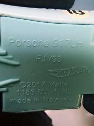 Hot Wheels Porsche 917 LH Legends of Speed 2018 - Diecast Model Araba Oyuncak Araba