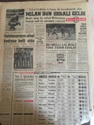 YENİ SABAH GAZETESİ 22 OCAK 1963 YIL :25 SAYI :8573--Mahalli Seçimlere Dair AP Önergeleri Dün Reddedildi ---Gecekondular 297 Bine Çıktı ---Gülek i AP liler Protesto Etti --Trakya da sühunet sıfırın altında 12 ye kadar düştü ---Yeni  otomobil plakaları şoförleri şaşırtıyor --Bir sanık için 125 yıl ceza istendi --Bir Mebusun Şikayeti :Siyavuşgil --Müdüriyetten kaçmağa kalkan hırsız  alt katta  yakalandı --Zeytinyağı nın yerini soya yağı alıyor --Richart Burton ,Liz le gezerken dayak yedi ---Kruşçef nükleer denemelerin kontrolü teklifini  kabul etti --Yakında piyasaya  verilecek yeni yağın kilosu  5 kilosu 5 lira olacak ---Haldun Taner kendi çıkmazında ---Milan dün iddialı geldi ---Galatasaray ın nihai kadrosu belli oldu --İki Milli Lig Maçı Yine Tehir Edildi --Toto 11 üzerinden değerlendirilecek ---Milan Venezia Maçının İptali Muhtemel ---Mebusların çocuk zammını  teklif edildi ---Kocası ile yatan kadın öldürüldü --