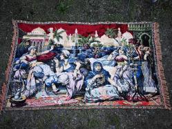 KAHVECİ GÜZELİ DUVAR HALISI 120 X 190 CM AZ KULLANILMIŞ TEMİZ