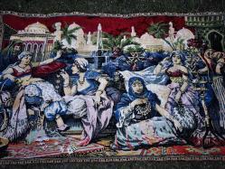 KAHVECİ GÜZELİ DUVAR HALISI 120 X 190 CM AZ KULLANILMIŞ TEMİZ