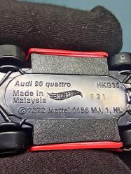 Hot Wheels Audi 90 Quattro Kırmızı - Diecast Model Araba Oyuncak Araba