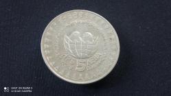 1982 BULGARİSTAN 5 LEVA: ULUSLARARASI ÇOCUK  MECLİSİ