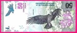 ARJANTİN Argentina 50 Pesos P 363 ND 2018 2020 UNC (MZT 11 870) ÇİL