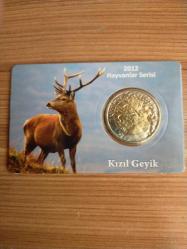 Hayvanlar Serisi 1 Lira Kızıl Geyik