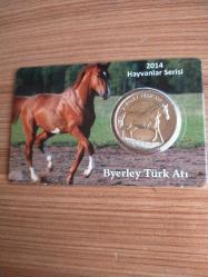 Hayvanlar Serisi 1 Lira Byerley Türk Atı