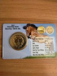 Hayvanlar Serisi 1 Lira Byerley Türk Atı