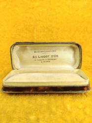 BIJOUTERIE - JOAILLERIE AU LINGOT D'OR 55 PLACE DE LA REPUBLIQUE LYON , ANTİKA MÜCEVHER KUTUSU