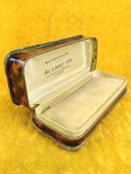 BIJOUTERIE - JOAILLERIE AU LINGOT D'OR 55 PLACE DE LA REPUBLIQUE LYON , ANTİKA MÜCEVHER KUTUSU