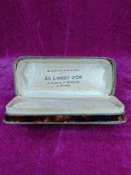 BIJOUTERIE - JOAILLERIE AU LINGOT D'OR 55 PLACE DE LA REPUBLIQUE LYON , ANTİKA MÜCEVHER KUTUSU