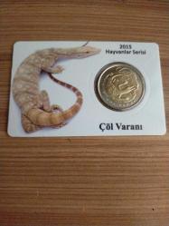 Hayvanlar Serisi 1 Lira Çöl Varanı