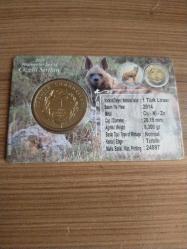 Hayvanlar Serisi Çizgili Sırtlan Darphane 1 TL