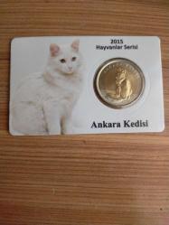 Hayvanlar Serisi Ankara Kedisi  1 lira