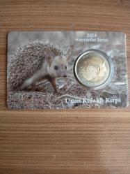 Hayvanlar Serisi  Uzun Kulaklı Kirpi  Darphane 1 TL