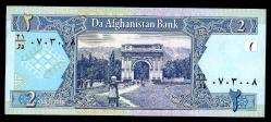 Afghanistan 2 Afghanis 2002 P 65 UNC ÇİL