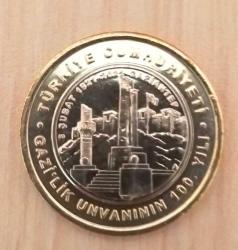 10 ADET Gaziantep Gazilik Ünvanının 100. Yılı 1 TL