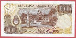 Argentina 1000 Pesos ND 1976-83 P 304 d UNC (MZT 10 745) ÇİL