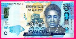 Malawi, 200 Kwacha, 2020, P-60-New, UNC ÇİL