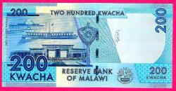 Malawi, 200 Kwacha, 2020, P-60-New, UNC ÇİL