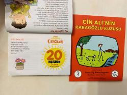 20 Haziran 2025 hediyelik orijinal Diyanet Çocuk takvim yaprağı (Cin Ali kitabı hediyeli:)